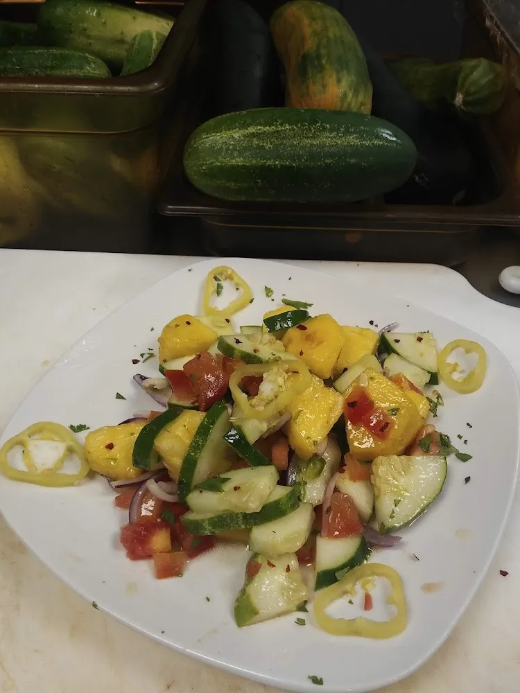 Cucumber-Pineapple-Jalapeno Salad